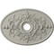Ekena Millwork Alexa Medallion (Canopies up to 5 5/8"), 30 3/4"W x 21 1/4"H x 3 7/8"ID x 1 5/8"P, Pot of Cream CM21X30ALPCF - alternate 1